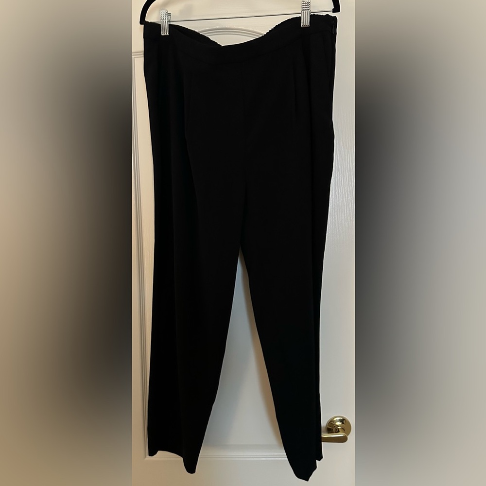 Ministry of Supply Classic Black Straight Leg Pants - size 14